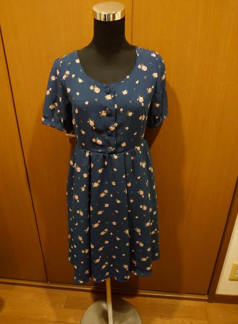 新品・タグ付 dazzlin バラ柄ワンピース < ブランド  新品・タグ付 dazzlin バラ柄ワンピース  < ブランドの