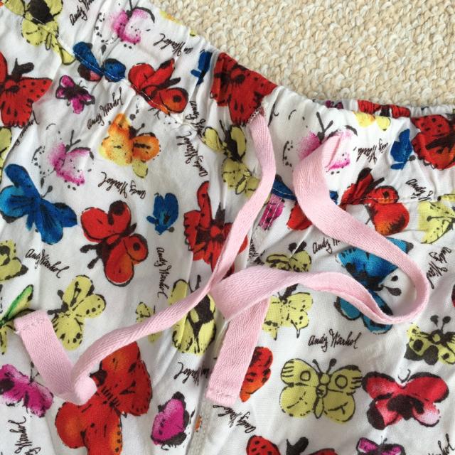 ユニクロ×アンディウォーホル・ロゴ&バタフライ柄ルームパンツ < ブランド  ユニクロ×アンディウォーホル・ロゴ&バタフライ柄ルームパンツ < ブランドの