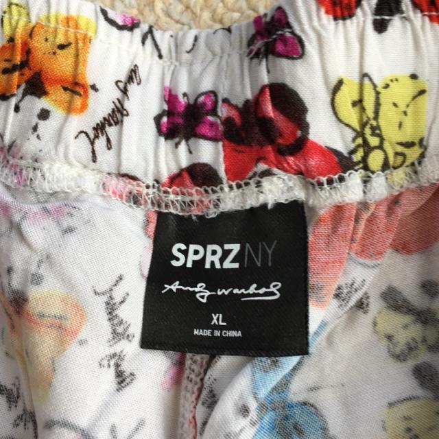 ユニクロ×アンディウォーホル・ロゴ&バタフライ柄ルームパンツ < ブランド  ユニクロ×アンディウォーホル・ロゴ&バタフライ柄ルームパンツ < ブランドの