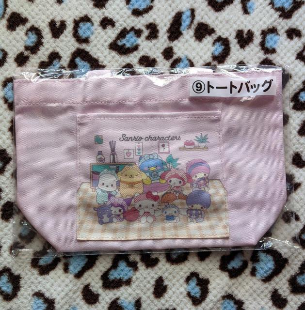 サンリオ キャラクターズ当りくじ トートバッグ キティ マイメロ クロミ ポムポムプリン ピンク < アニメ/コミック/キャラクター サンリオ キャラクターズ当りくじ トートバッグ キティ マイメロ クロミ ポムポムプリン ピンク < アニメ/コミック/キャラクターの