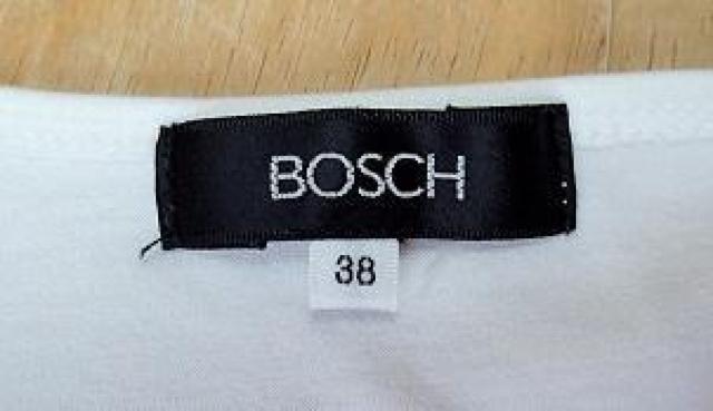 ◆BOSCH  ボッシュ/裾スパンコール付き デザイントップス 半袖カットソー/ホワイト/サイズ38 < 女性ファッション  ◆BOSCH  ボッシュ/裾スパンコール付き デザイントップス 半袖カットソー/ホワイト/サイズ38 < 女性ファッションの