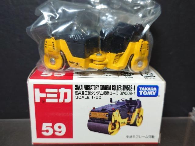 ★赤箱トミカ59★酒井重工業タンデム振動ローラSW502-1★ < ホビー  ★赤箱トミカ59★酒井重工業タンデム振動ローラSW502-1★ < ホビーの