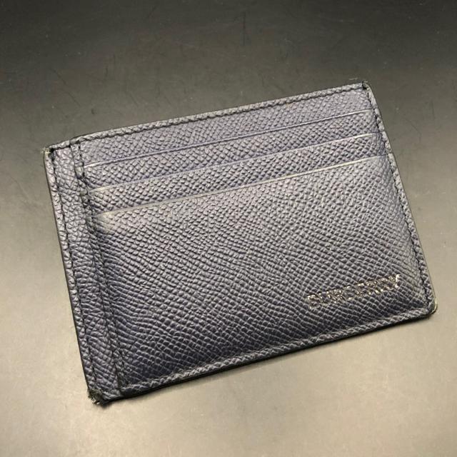 即決 BURBERRY バーバリー カードケース ネイビー < ブランド 即決 BURBERRY バーバリー カードケース ネイビー < ブランドの
