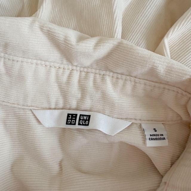 ユニクロ ゆったりコーデュロイシャツ < 女性ファッション  ユニクロ ゆったりコーデュロイシャツ < 女性ファッションの