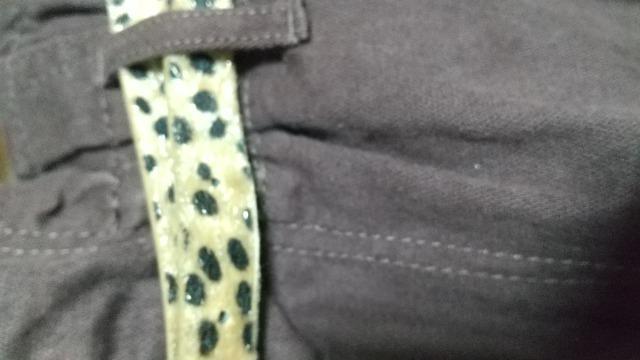 茶色のロングスカート★Mサイズ★ヒョウ柄ベルト付き < 女性ファッション  茶色のロングスカート★Mサイズ★ヒョウ柄ベルト付き < 女性ファッションの