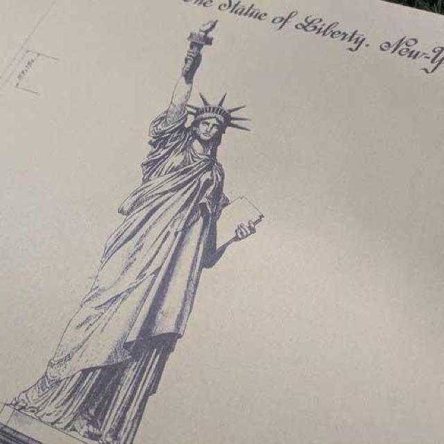 Viy|X^[zStatue of Liberty^Ȑ_@1886N  zr[ 