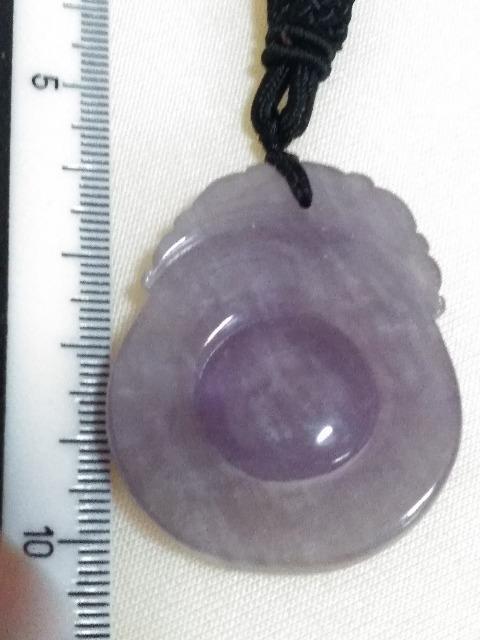 ラベンダー翡翠ペンダント < 女性アクセサリー/時計 ラベンダー翡翠ペンダント < 女性アクセサリー/時計の