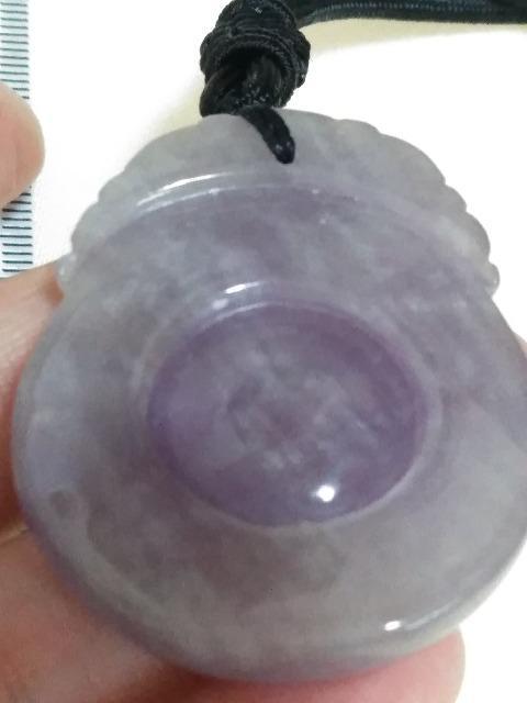 ラベンダー翡翠ペンダント < 女性アクセサリー/時計 ラベンダー翡翠ペンダント < 女性アクセサリー/時計の