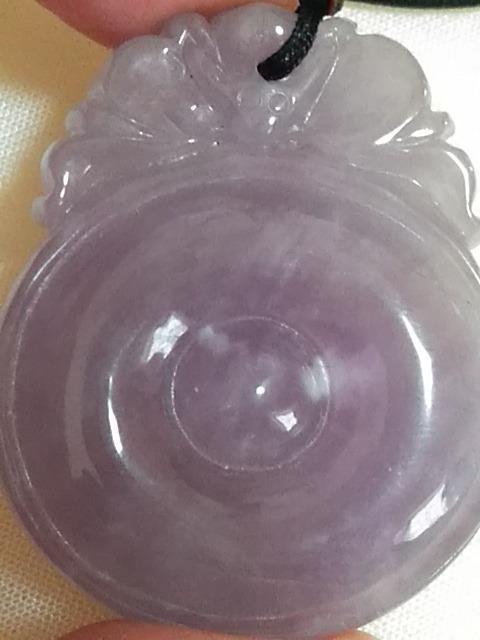 ラベンダー翡翠ペンダント < 女性アクセサリー/時計 ラベンダー翡翠ペンダント < 女性アクセサリー/時計の