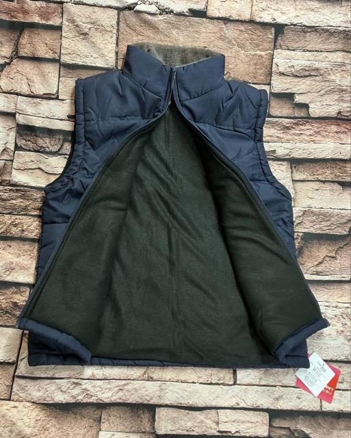 送料無料!人気ブランド【トロイ ブロス】衿ボア&光反射プリント メンズ裏フリースベスト(ネイビーのLサイズ)1枚 < 男性ファッション 送料無料!人気ブランド【トロイ ブロス】衿ボア&光反射プリント メンズ裏フリースベスト(ネイビーのLサイズ)1枚 < 男性ファッションの