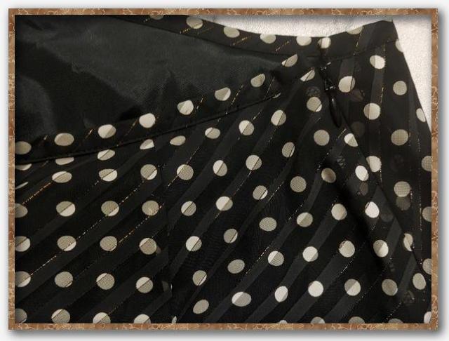 マルチミックス 水玉シフォンスカート 黒 < 女性ファッション マルチミックス 水玉シフォンスカート 黒 < 女性ファッションの