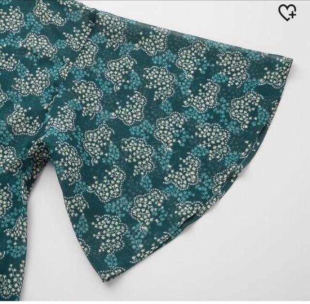 【ANNA SUI × ユニクロ】シフォンブラウス(7分袖) /新品タグ付 < ブランド  【ANNA SUI × ユニクロ】シフォンブラウス(7分袖) /新品タグ付 < ブランドの
