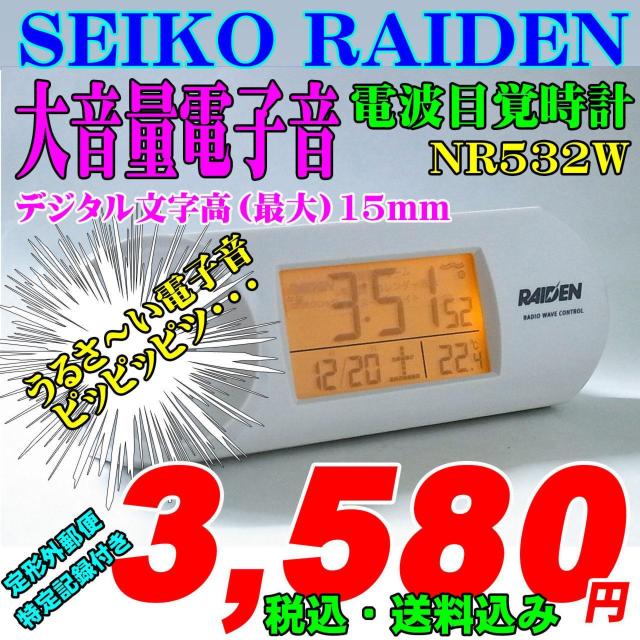 ZCR[剹ʓdqA[ dgڊov RAIDEN Cf NR532W   CeA/Ct 