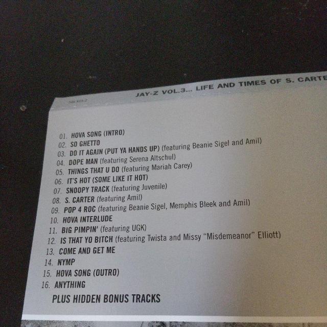 JAY-Z『Vol.3.LIFE AND TIMES OF S. CARTER』 < CD/DVD/ビデオ  JAY-Z『Vol.3.LIFE AND TIMES OF S. CARTER』 < CD/DVD/ビデオの