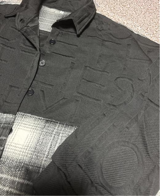 エンボス加工 起毛素材チェック柄切り替え 前開き シャツトップス ブラック 大きいサイズ < 女性ファッション エンボス加工 起毛素材チェック柄切り替え 前開き シャツトップス ブラック 大きいサイズ < 女性ファッションの