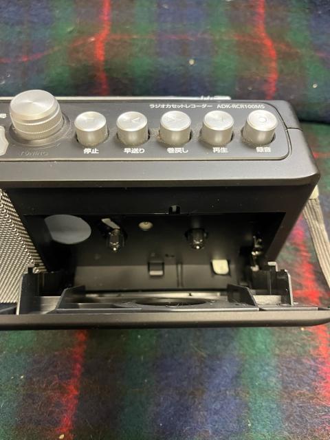 Revo AM/FM���W�I�t �J�Z�b�g���R�[�_�[ ADK-RCR100MS ����m�F�ς� �� �Ɠd/AV�� 