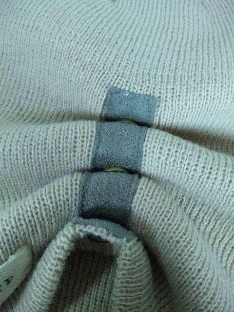 ルーズワッチ★Whiteニットキャップ♪サイドボタン付 < 女性ファッション ルーズワッチ★Whiteニットキャップ♪サイドボタン付 < 女性ファッションの