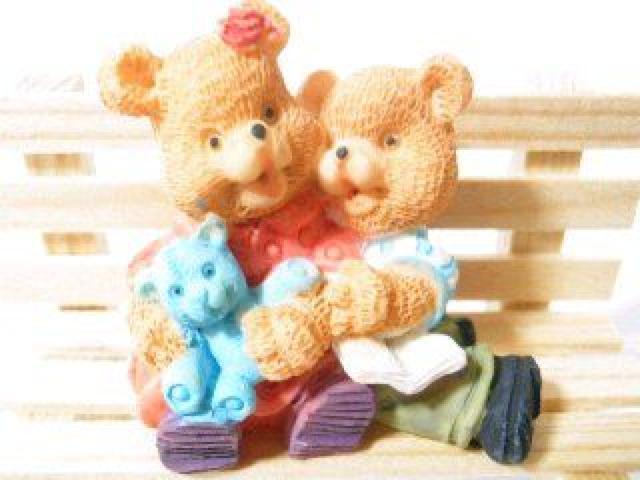 可愛い♪木製&樹脂製 カントリーラブラブくまさん《ベンチ》U < おもちゃ 可愛い♪木製&樹脂製 カントリーラブラブくまさん《ベンチ》U < おもちゃの