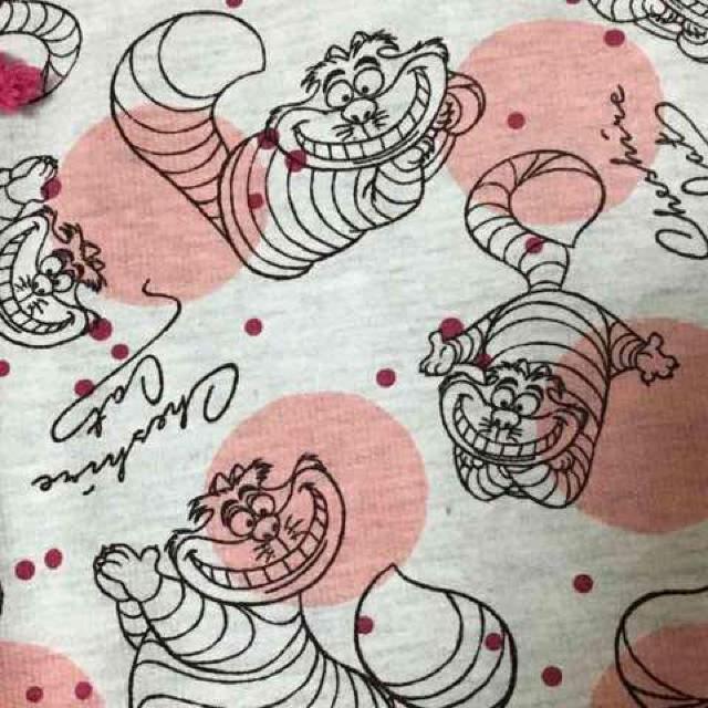 ディズニー・チェシャ猫&ドット柄ハーフパンツ。LLサイズ < 女性ファッション  ディズニー・チェシャ猫&ドット柄ハーフパンツ。LLサイズ < 女性ファッションの