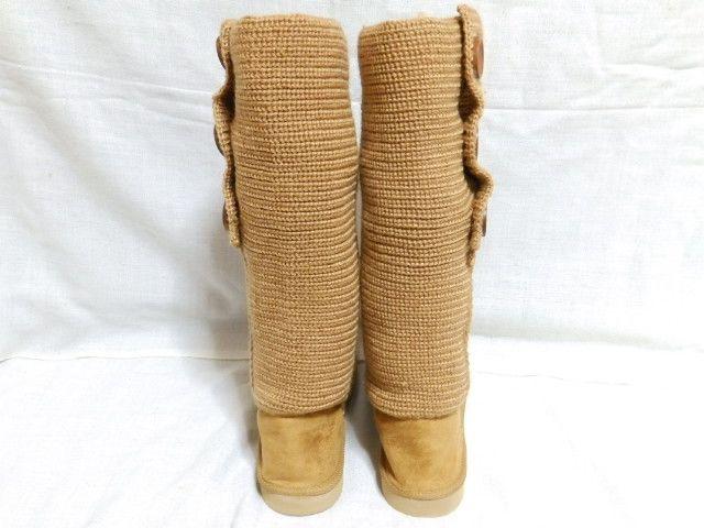 Scawaii掲載♪折り返してショートにも◎ 3way ボタンロングニットブーツ キャメル < 女性ファッション Scawaii掲載♪折り返してショートにも◎ 3way ボタンロングニットブーツ キャメル < 女性ファッションの