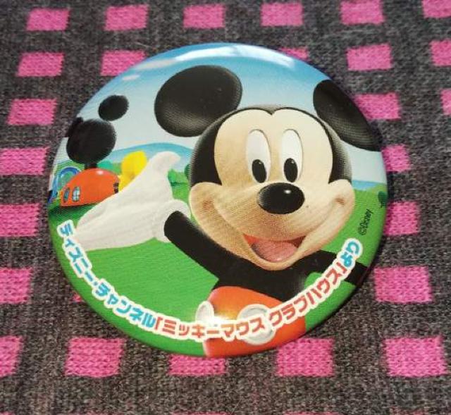 非売品ディズニーチャンネルミッキマウスクラブハウス缶バッジ錆有り < アニメ/コミック/キャラクター  非売品ディズニーチャンネルミッキマウスクラブハウス缶バッジ錆有り  < アニメ/コミック/キャラクターの