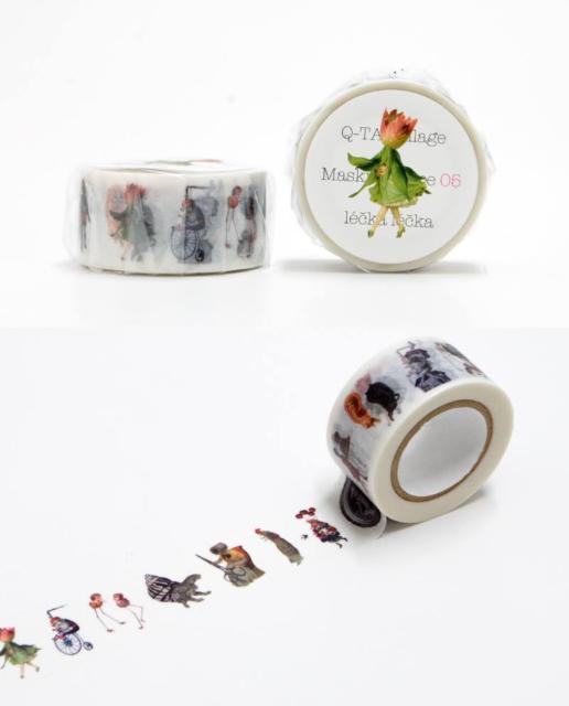 Q-TAコラージュマスキングテープ2個セット04と05lecka lecka日本製カモ井製 < インテリア/ライフ  Q-TAコラージュマスキングテープ2個セット04と05lecka lecka日本製カモ井製  < インテリア/ライフの