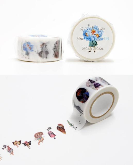 Q-TAコラージュマスキングテープ2個セット04と05lecka lecka日本製カモ井製 < インテリア/ライフ  Q-TAコラージュマスキングテープ2個セット04と05lecka lecka日本製カモ井製 < インテリア/ライフの