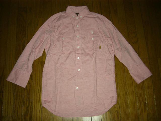 NEIGHBORHOOD ネイバーフッド 7分丈 シャンブレー系 シャツ M 赤系 ESTABLISH.OX/C-SHIRT.3Q < ブランド NEIGHBORHOOD ネイバーフッド 7分丈 シャンブレー系 シャツ M 赤系 ESTABLISH.OX/C-SHIRT.3Q < ブランドの