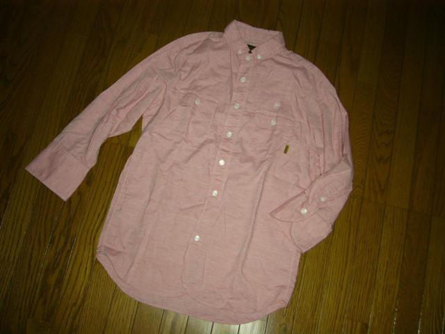 NEIGHBORHOOD ネイバーフッド 7分丈 シャンブレー系 シャツ M 赤系 ESTABLISH.OX/C-SHIRT.3Q < ブランド NEIGHBORHOOD ネイバーフッド 7分丈 シャンブレー系 シャツ M 赤系 ESTABLISH.OX/C-SHIRT.3Q < ブランドの