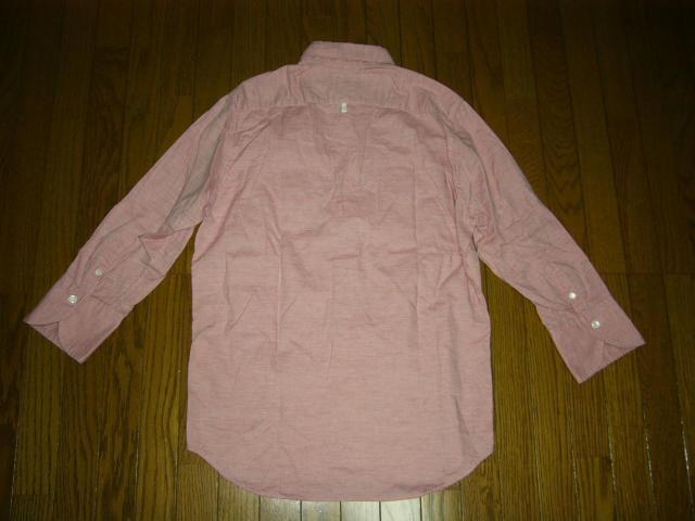 NEIGHBORHOOD ネイバーフッド 7分丈 シャンブレー系 シャツ M 赤系 ESTABLISH.OX/C-SHIRT.3Q < ブランド NEIGHBORHOOD ネイバーフッド 7分丈 シャンブレー系 シャツ M 赤系 ESTABLISH.OX/C-SHIRT.3Q < ブランドの