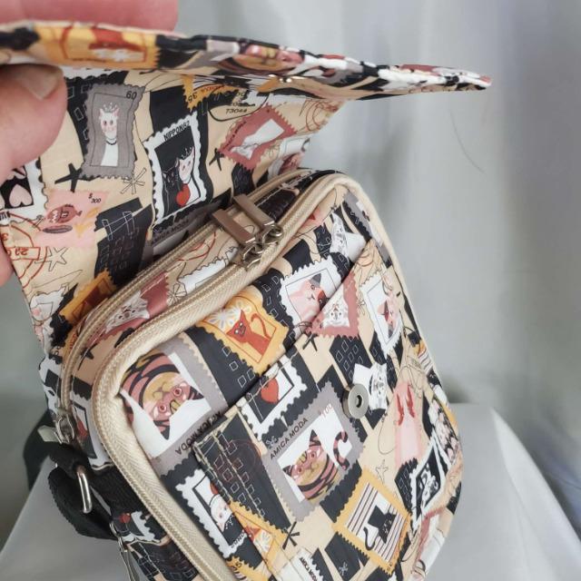 込み★可愛い!!ポケット沢山!!ねこ柄ショルダーバッグ/ポシェット★ < 女性ファッション  込み★可愛い!!ポケット沢山!!ねこ柄ショルダーバッグ/ポシェット★ < 女性ファッションの