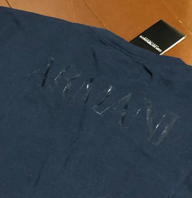 新品〈EMPORIO ARMANI〉エンポリオ アルマーニ 半袖Tシャツ(Lサイズ)ネイビー < ブランド  新品〈EMPORIO ARMANI〉エンポリオ アルマーニ 半袖Tシャツ(Lサイズ)ネイビー < ブランドの