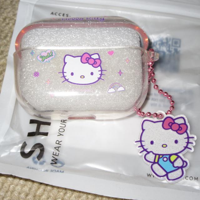 未使用☆ハローキティ*AirPods Pro用ケース*TPUケース*キーホルダー付き < 家電/AV  未使用☆ハローキティ*AirPods Pro用ケース*TPUケース*キーホルダー付き  < 家電/AVの