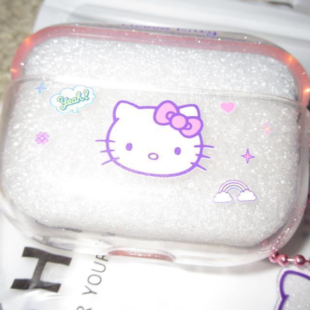 未使用☆ハローキティ*AirPods Pro用ケース*TPUケース*キーホルダー付き < 家電/AV  未使用☆ハローキティ*AirPods Pro用ケース*TPUケース*キーホルダー付き < 家電/AVの