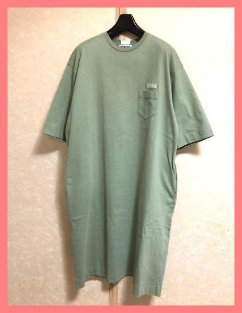 ☆ミルクフェド☆超美品☆完売バックテープロゴポケットTシャツワンピ☆ < ブランド  ☆ミルクフェド☆超美品☆完売バックテープロゴポケットTシャツワンピ☆ < ブランドの
