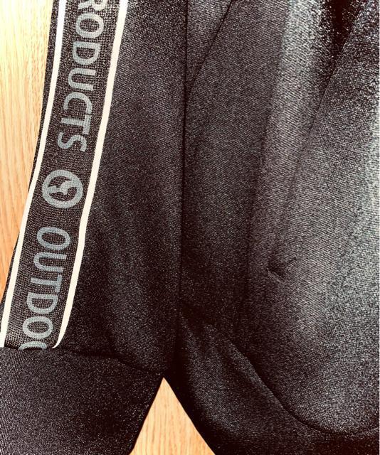 OUTDOORブラックジャージXL < 男性ファッション  OUTDOORブラックジャージXL < 男性ファッションの
