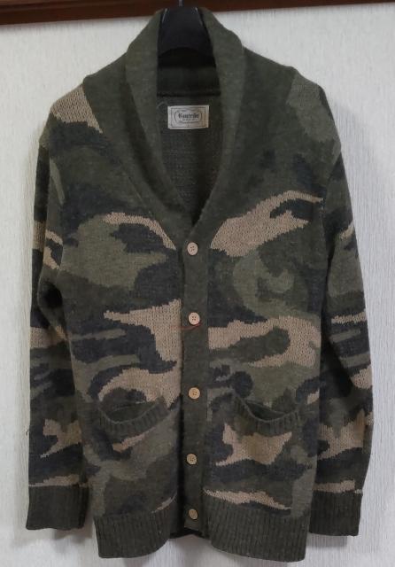 カーディガン●迷彩●L < 男性ファッション カーディガン●迷彩●L < 男性ファッションの