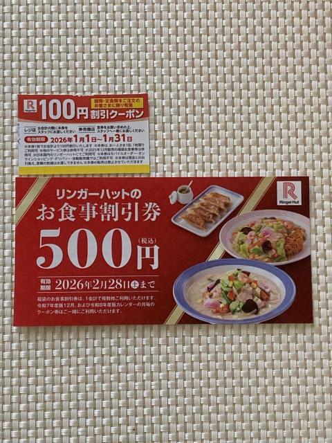 600�~�� �� �����K�[�n�b�g ���� ���H�������N�[�|�� 500�~�� 1�� 2026.2.28���� 100�~�����N�[�|��  2����  �� �`�P�b�g/������ 