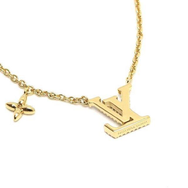 ◆ 本物 新品同様 ◆ LV ルイヴィトン ネックレス ペンダント ゴールド ラインストーン 保存袋 箱 紙袋 人気 M00596 < ブランド ◆ 本物 新品同様 ◆ LV ルイヴィトン ネックレス ペンダント ゴールド ラインストーン 保存袋 箱 紙袋 人気 M00596 < ブランドの