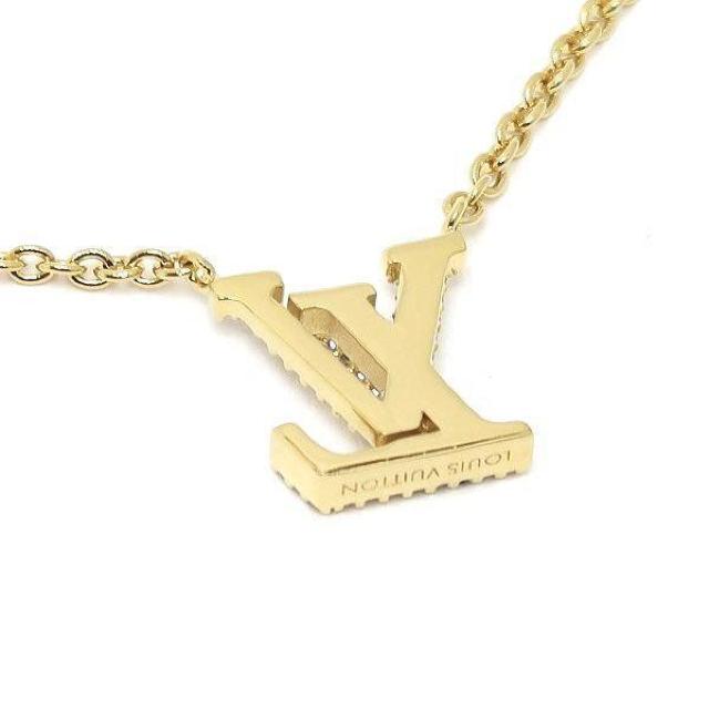 ◆ 本物 新品同様 ◆ LV ルイヴィトン ネックレス ペンダント ゴールド ラインストーン 保存袋 箱 紙袋 人気 M00596 < ブランド ◆ 本物 新品同様 ◆ LV ルイヴィトン ネックレス ペンダント ゴールド ラインストーン 保存袋 箱 紙袋 人気 M00596 < ブランドの