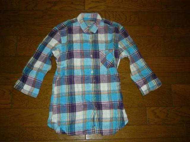 nonnativeノンネイティブ7分丈チェックシャツ0 < ブランド nonnativeノンネイティブ7分丈チェックシャツ0 < ブランドの