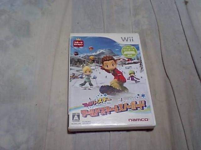 【Wii】ファミリースキー ワールドスキー&スノーボード < ゲーム本体/ソフト  【Wii】ファミリースキー ワールドスキー&スノーボード  < ゲーム本体/ソフトの