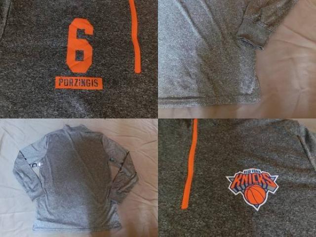 【NY Knicks】ポルジンギス ジップ式ロングTOPS US L < レジャー/スポーツ  【NY Knicks】ポルジンギス ジップ式ロングTOPS US L < レジャー/スポーツの