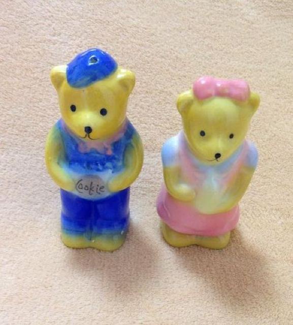 可愛い♪クマさん 陶器製 ペッパー&ソルト 入れ < インテリア/ライフ  可愛い♪クマさん 陶器製 ペッパー&ソルト 入れ  < インテリア/ライフの