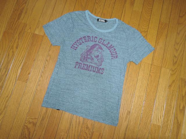 HYSTERIC GLAMOUR ヒステリックグラマー Tシャツ S ガール ロゴLOGO カットソー シルク混 < ブランド HYSTERIC GLAMOUR ヒステリックグラマー Tシャツ S ガール ロゴLOGO カットソー シルク混 < ブランドの
