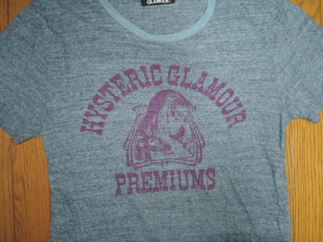 HYSTERIC GLAMOUR ヒステリックグラマー Tシャツ S ガール ロゴLOGO カットソー シルク混 < ブランド HYSTERIC GLAMOUR ヒステリックグラマー Tシャツ S ガール ロゴLOGO カットソー シルク混 < ブランドの