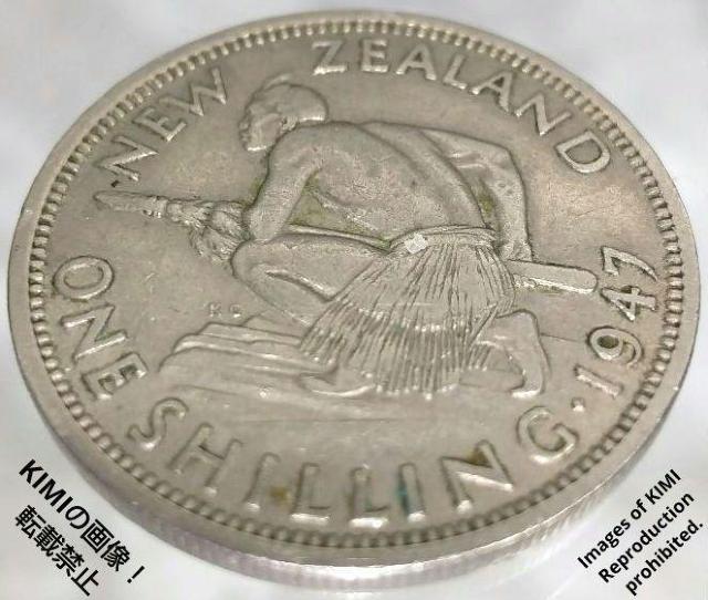 1シリング硬貨 1947 ジョージ6世 ニュージーランド マオリ族の戦士 貨幣 コイン タイアハ < ホビー  1シリング硬貨 1947 ジョージ6世 ニュージーランド マオリ族の戦士 貨幣 コイン タイアハ < ホビーの