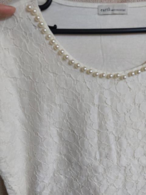 earthレース半袖 < 女性ファッション  earthレース半袖 < 女性ファッションの