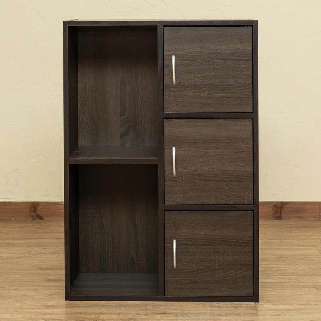 【送料無料】マルチラック 扉付き 棚 収納 大容量 木目調 < インテリア/ライフ  【送料無料】マルチラック 扉付き 棚 収納 大容量 木目調 < インテリア/ライフの