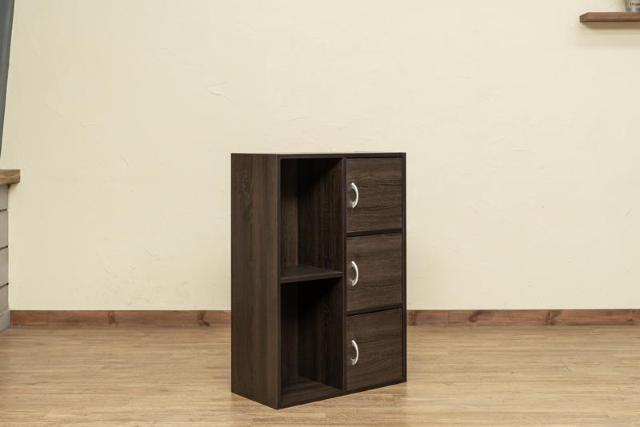 【送料無料】マルチラック 扉付き 棚 収納 大容量 木目調 < インテリア/ライフ  【送料無料】マルチラック 扉付き 棚 収納 大容量 木目調 < インテリア/ライフの